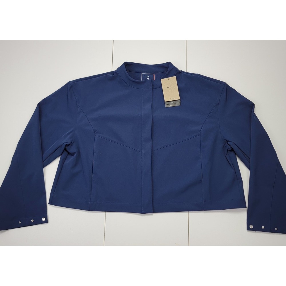 Nike 24.7 Women's PerfectStretch Dri-FIT Loose-Fit Cropped Jacket Size L New - Picture 1 of 10